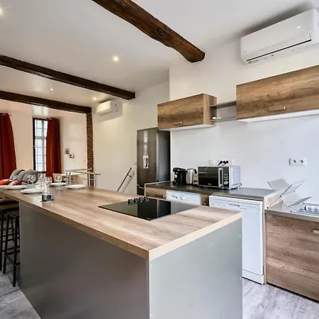 Apartmán Loft Chaleureux Vue Directe Sur Le Beffroi - Centre-ville Secteur Tribunal - Nouveau Routeur Wifi *